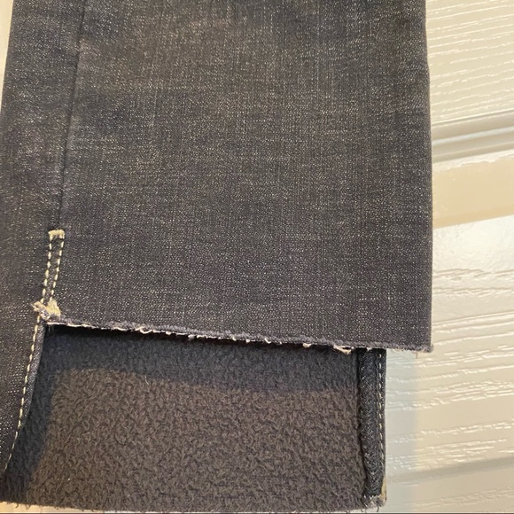 Black jean with fleece lining - Picture 3 of 4